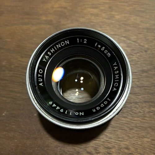 Yashica Auto Yashinon 5cm 50mm f2 M42 lens like new
