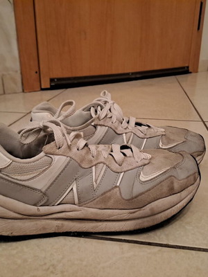 New Balance 5740 sneakers, white, size 45