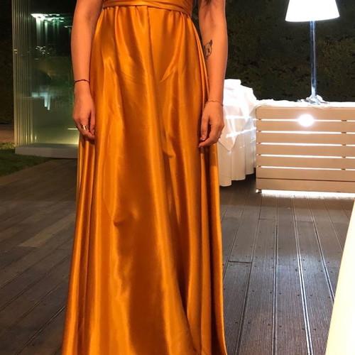 Multifunctional dress gold used, one size