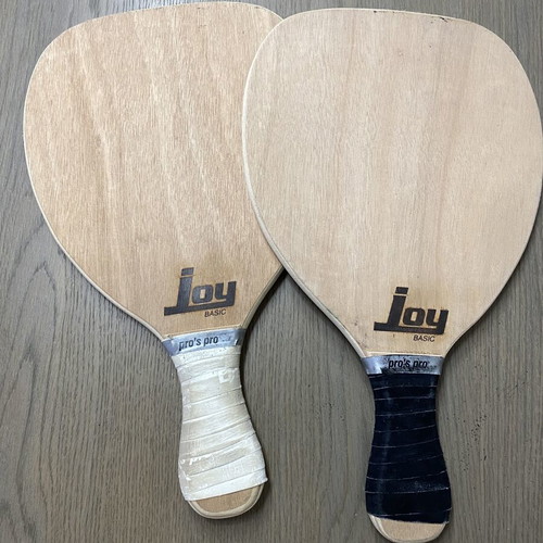 Joy Handmade Beach Rackets used with minor handle wear