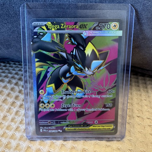 Mega Zeraora ex Pokemon TCG card PBL 098 Pitch Black