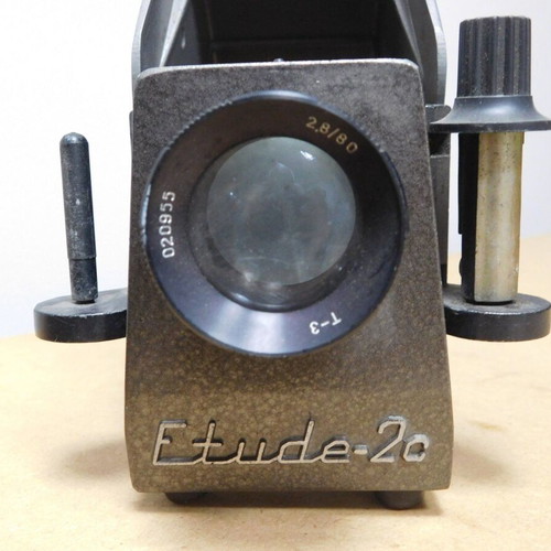 Lot of 2 Soviet Slide and Film Projectors Ekran & Etude-2c, working lamps