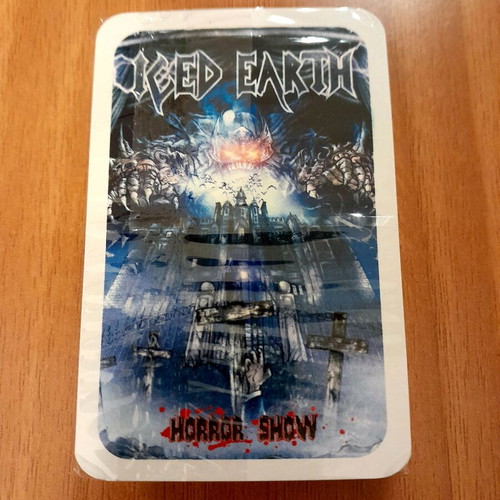 Iced Earth Horror Show Promo playing cards new sealed