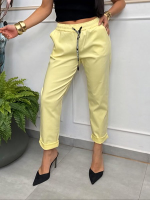 Kitty pants like new, size M, yellow or turquoise