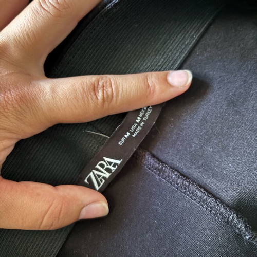 Zara pants narrow black like new size M 38 10