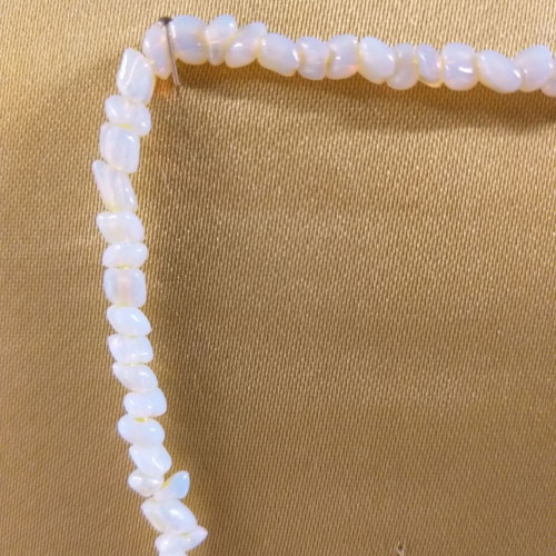 Short necklace with ivory stones used, 1960s from Sudan