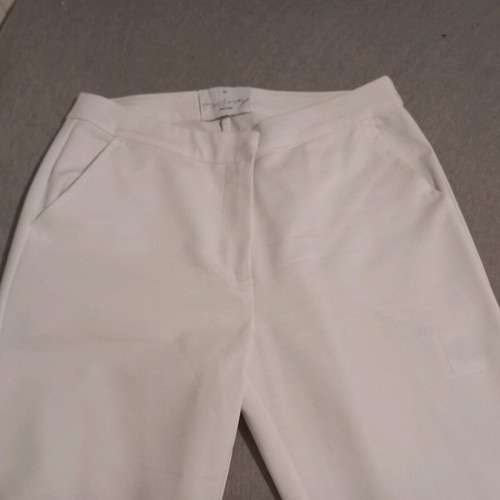 4Tailors women's pants white fitted like new, size S