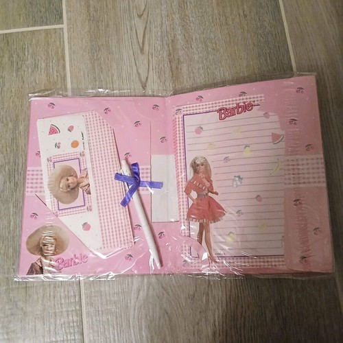 Barbie collectible letter set 1996 new