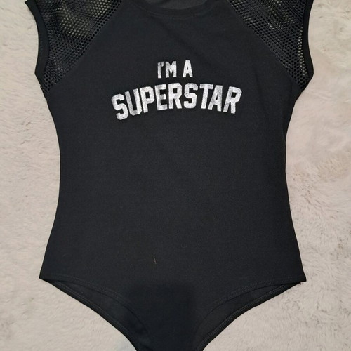 Caramella bolero and Enter bodysuit set used, size Small, pink and black