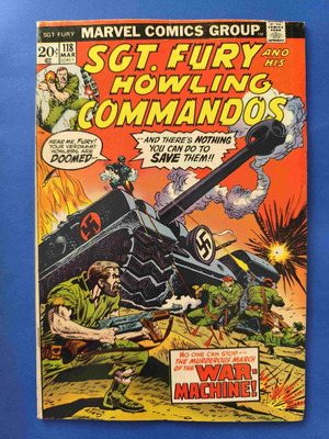 Sgt. Fury and His Howling Commandos 118 comic used, English