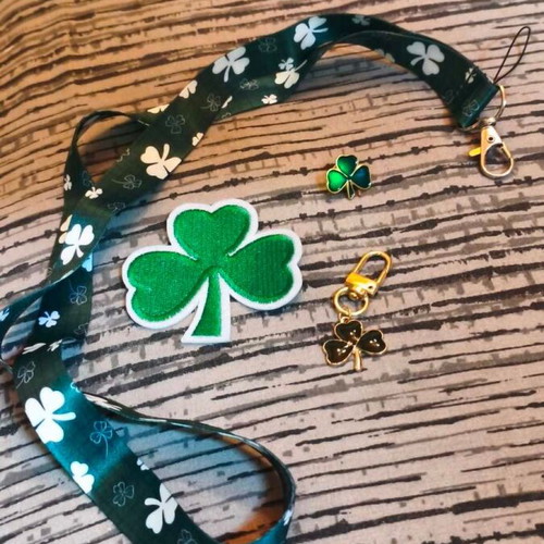 Panathinaikos set of 4 pieces with embroidered shamrock badge
