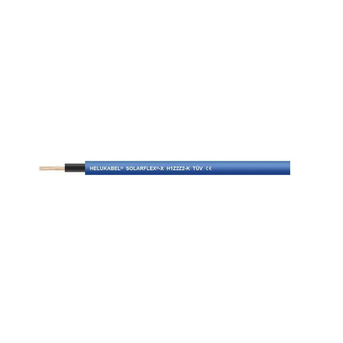 SOLARFLEX-X H1Z2Z2-K 1×6 mm² photovoltaic cable new, high temperature resistant