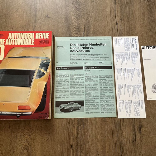 Revue Automobile 1970 book like new, French