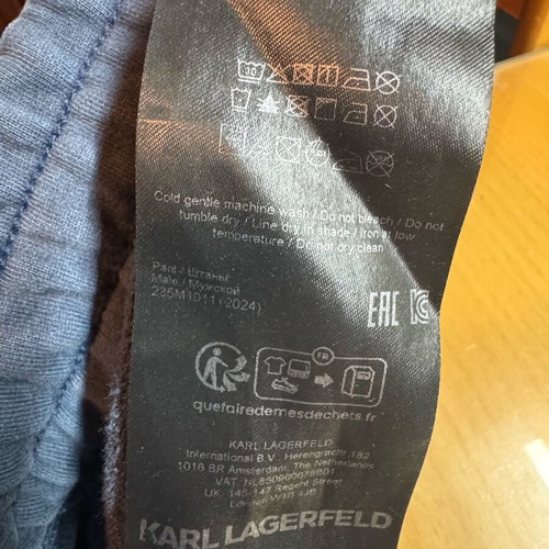 Karl Lagerfeld men's tracksuit size M blue like new