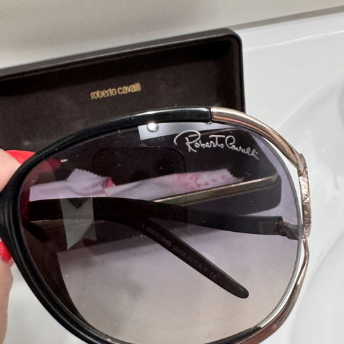 Roberto Cavalli Hamal RC 895 women's sunglasses new, black and gold