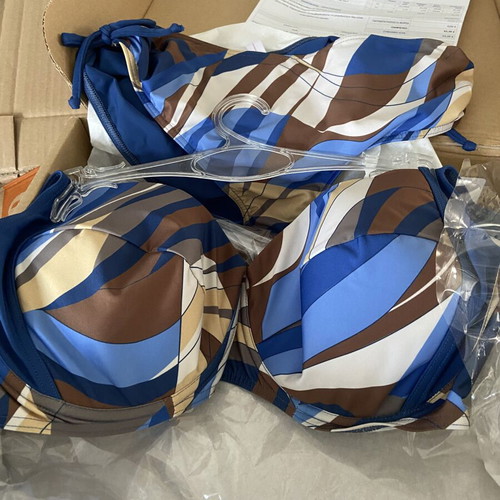 Bikini multicolor, new, size 42 and 85F top