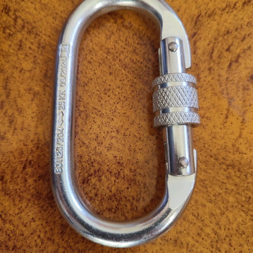 Safety Hooks 19 mm Screw Carabiner Pack of 2 New