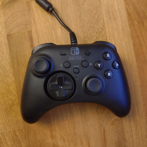 Hori Wired Controller Horipad Turbo Black for Nintendo Switch like new