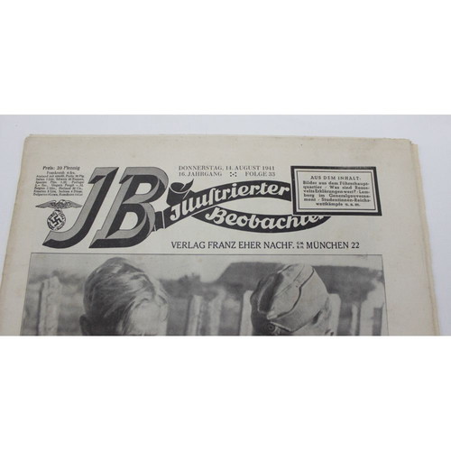 Περιοδικό Illustrierter Beobachter, τεύχος 33, 14 Αυγούστου 1941