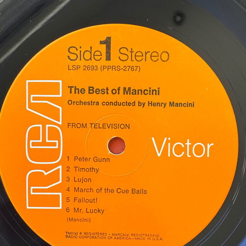 Henry Mancini The Best Of LP near mint, pop