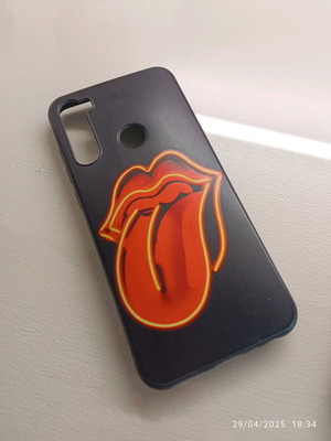 Xiaomi Redmi Note 8T case like new with Rolling Stones design