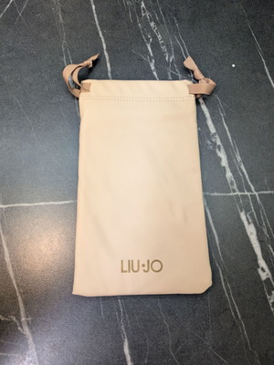 Liu Jo μαλακή θήκη γυαλιών ηλίου, μπεζ