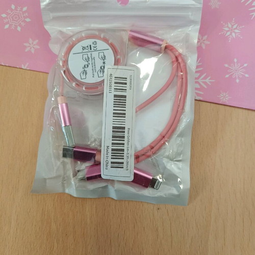 Charger cables new, set for all mobile phones
