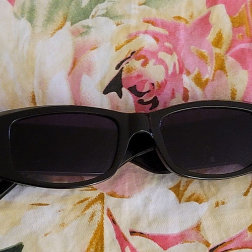 Sunglasses, black and silver