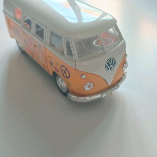 Volkswagen collectible miniature in hippie style like new
