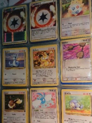 Pokemon cards like new with album and collectible value