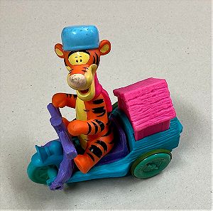 Disney Mattel 1997 Plastic Winnie the Pooh Tiger Ride N Wobble Σε καλή κατάσταση Τιμή 9 Ευρώ