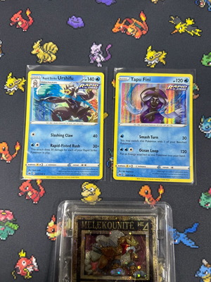 Pokemon κάρτες holographic 2 τεμάχια