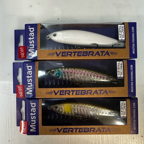 Mustad artificial lures new, set of 3 pieces