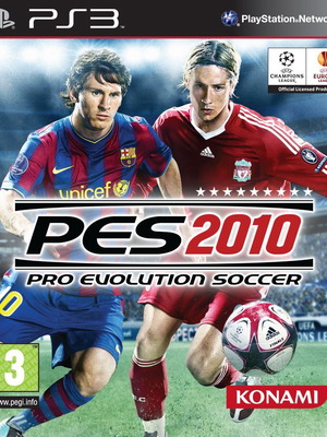 PS3 Pro Evolution Soccer 2010 used, in box with manual