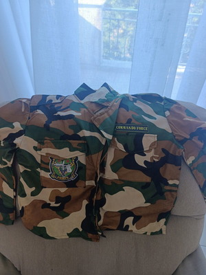 Commando costume for child 10 years like new