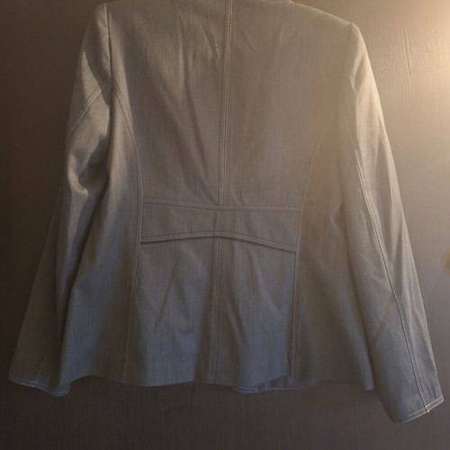 Women's suit size 46 dark gray like new