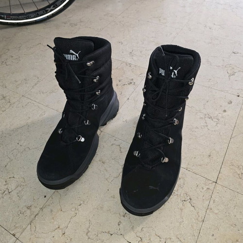 Puma winter boots used, men's size 46, black
