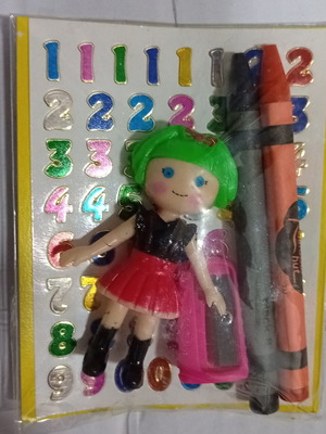 Vintage small stationery and toy set 90s/00s new