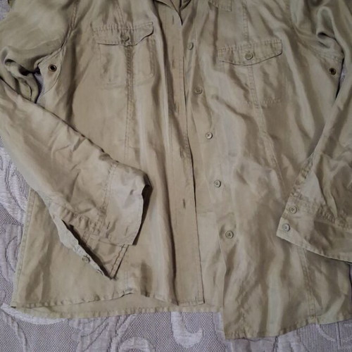 Silk shirt Gap like new, green, size M