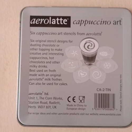 Cappuccino art stencils new for coffee and dessert patterns