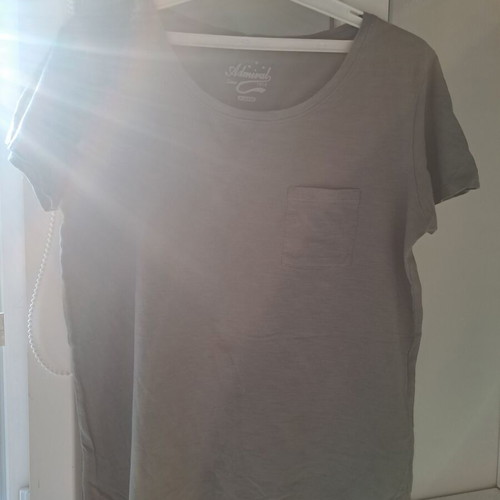 Admiral cotton women's sports shirt size L like new, gray