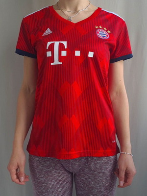 Bayern Munich Adidas Women's Football Jersey 2018/2019 Size M Like New