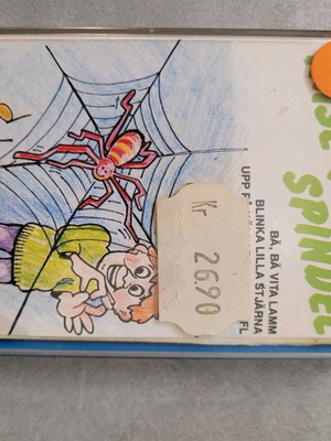 Imse vimse spindel cassette used with children's songs in Swedish