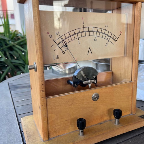 Vintage laboratory ammeter 1961 like new