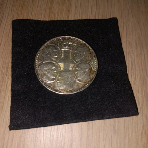 30 Drachmae 1863 used, silver