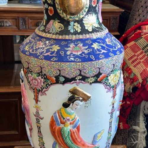 Chinese vase used, 19th century