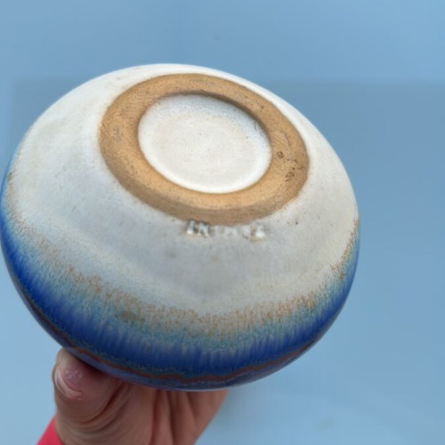 Ceramic vase used, diameter 13, height 6