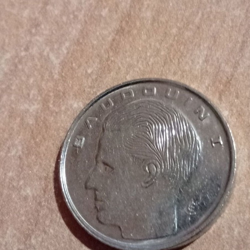 Belgium 1 franc coin 1989 new, stainless steel