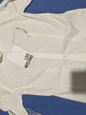 Love Moschino Shirt new, white, size M