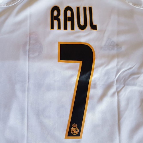 Φανέλα ποδοσφαίρου Real Madrid 2004-2005 Raul #7 καινούργια, μέγεθος Large